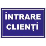 Placuta pentru intrare clienti